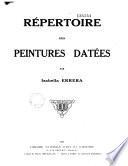Répertoire des peintures datées