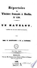 Repertoire du Theatre francais a Berlin