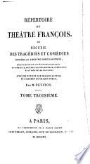 Répertoire du Théâtre François: Tragédies