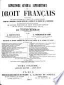 Répertoire général alphabétique du droit français
