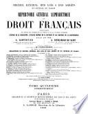 Répertoire général alphabétique du droit français