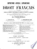 Répertoire général alphabétique du droit français