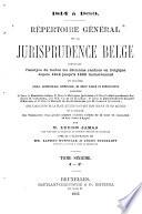 Répertoire général de la jurisprudence belge