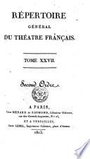 Répertoire général du théatre français, 27