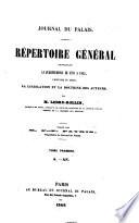 Répertoire général