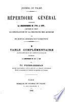 Répertoire général