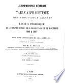 Répertoire méthodique et alphabétique de législation de doctrine et de jurisprudence en matière de droit civil, commercial, criminel, administratif, de droit des gens et de droit public