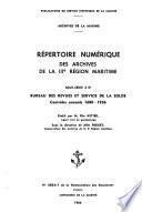 Répertoire numérique des Archives de la IIIe Région maritime