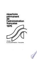 Répertoire permanent de l'administration française