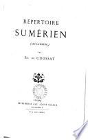 Répertoire sumérien Accadien
