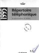 Répertoire téléphonique du Gouvernement du Québec