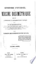 Répertoire universel de médecine dosimétrique