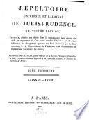 Répertoire universel et raisonné de jurisprudence