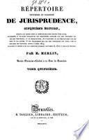 Répertoire universel et raisonné de jurisprudence
