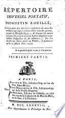 Répertoire universel portatif d'Augustin Rouillé