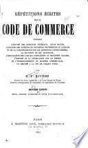 Répétitions écrites sur le Code de commerce