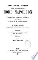 Répétitions écrites sur ...le Code Napoléon