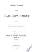 Report of the Chief of Engineers U.S. Army