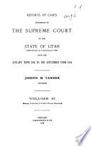 Reports of Cases Determined in the Supreme Court of the Territory of Utah