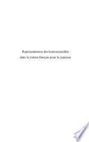 Représentations des homosexualités dans le roman français pour la jeunesse