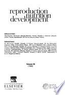 Reproduction, nutrition, développement