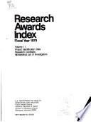 Research Awards Index