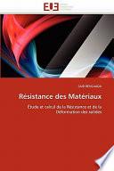 Résistance des Matériaux