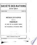 Resolutions Adopted by the Assembly During Its ... Session