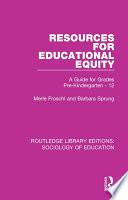 Resources for Educational Equity