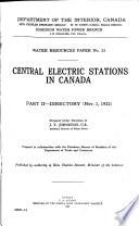 Resources Hydrauliques, Bulletin