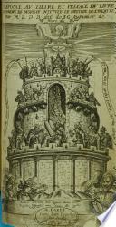 Responce au tiltre et preface du livre de Philippe de Mornay intitulé Le Mystere de l'Iniquité