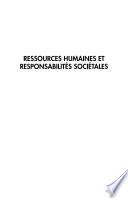 Ressources humaines et responsabilités sociétales
