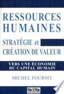 Ressources humaines, stratégie et création de valeur
