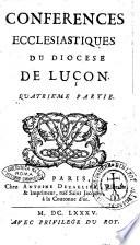 Resultats des conferences ecclesiastiques du diocese de Luçon