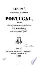 Résumé de l'histoire littéraire du Portugal