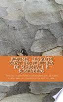 Résumé - Les Mots Sont Des Fenètres de Marshall B. Rosenberg