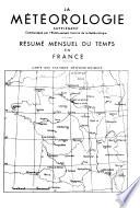 Résumé mensuel du temps en France