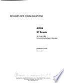 Résumés des communications de l'Association canadienne-française pour l'avancement des sciences