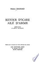 Retour d'Icare ailé d'abime