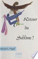 Retour du sublime ?