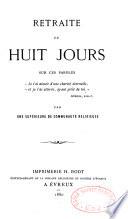 Retraite de huit jours