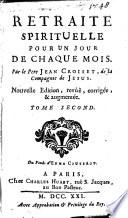 Retraite Spirituelle Pour Un Jour De Chaque Mois