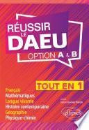 Réussir le DAEU - Tout-en-un - Option A et B