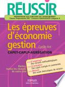Réussir les épreuves d'économie gestion