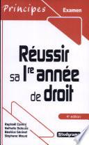Réussir sa 1re année de droit