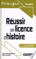 Réussir sa licence d'histoire