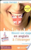 Réussir son stage en anglais à l'étranger
