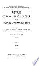 Rev immunol (Paris)