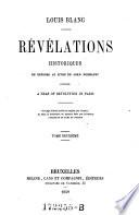 Révélations historiques : en réponse au livre de Lord Normanby intitulé A year of revolution in Paris