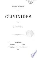Révision générale des Clivinides